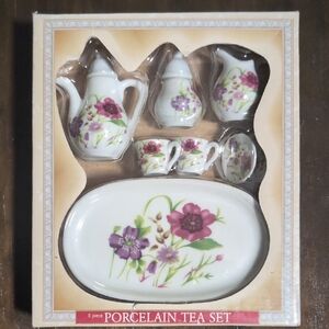 Floral Porcelain Tea Set